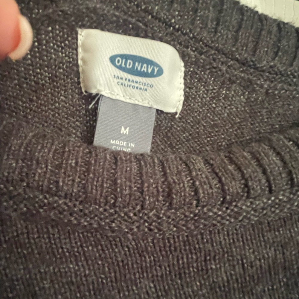 Old Navy Women’s Charcoal Crewneck Sweater